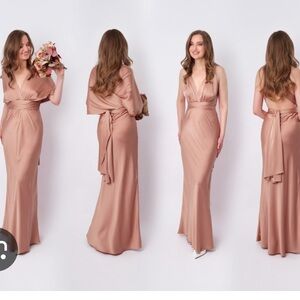 Infinity gown with corset. The options are endless